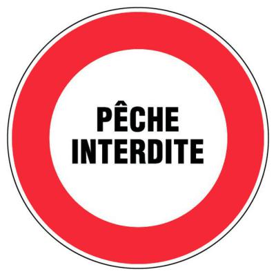  DISQUE SIG.PECHE INTERDIT D 30 