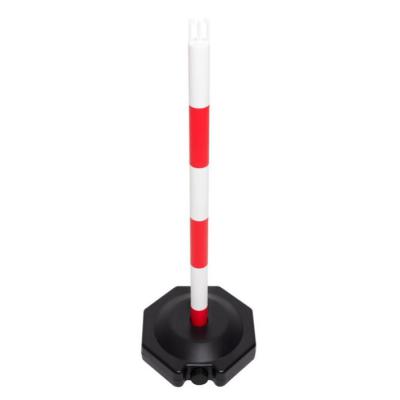  POTEAU LEST. H85 ROUGE/BLANC 