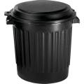  POUBELLE IMMEUBLE NOIR.KIT 80L 