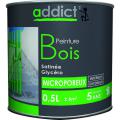  PEINT. BOIS 0.5L NOIR 
