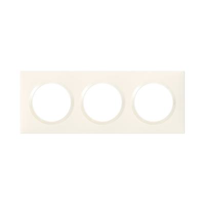  DOOXIE PLAQUE 3 POSTES BLANC 
