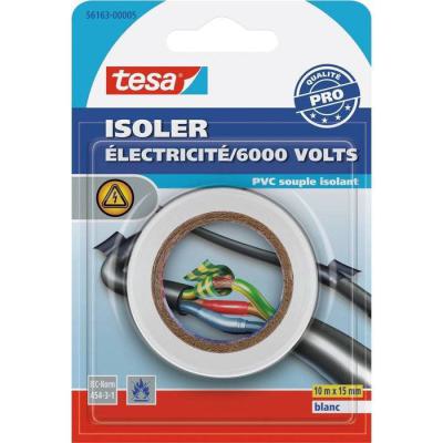  ISOLATION ELEC 10MX15MM BLANC 