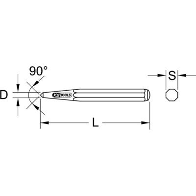  POINTEAU BRUNI MOLETA� A�6MM 