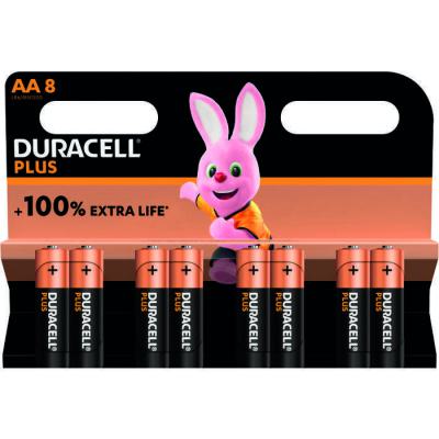  100% PLUS PILE ALC AA/LR6 X 8 
