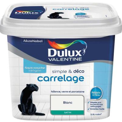  PEINTURE CARREL SATIN BLC 0,5L 