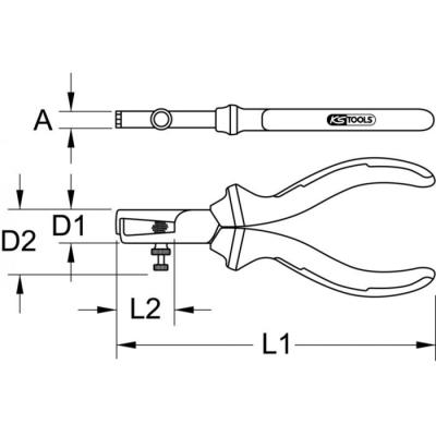  PINCE A� DA�NUDER L. 165 MM 
