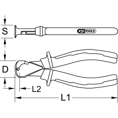  PINCE COUPANTE FRONTALE 165 MM 