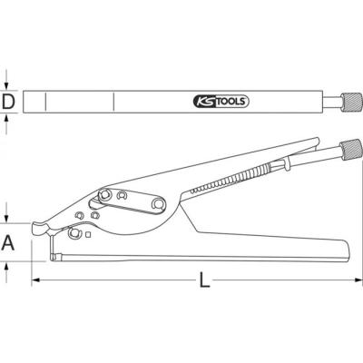  PINCE POUR COLLIERS PLASTIQUES 