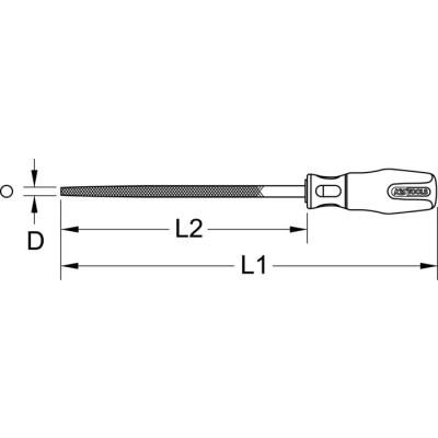  LIME RONDE BA�TARDE L.250 MM 