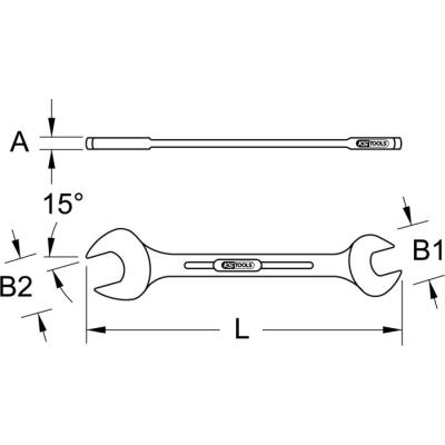  CLE A FOURCHES, 16X18 MM 