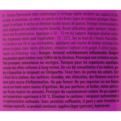  PEINTURE AER 400ML   FLUO VERT 