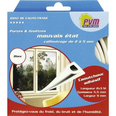  JOINT EPDM 6MX9MM BLANC    P/P 