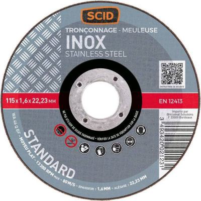  DISQUE A TRONC0NNER INOX  115 