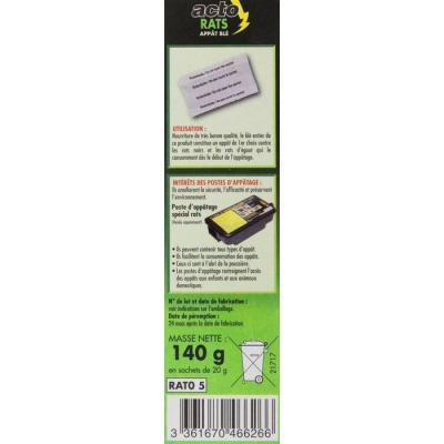  APPA�T BLE RATS ETUI 140 G 
