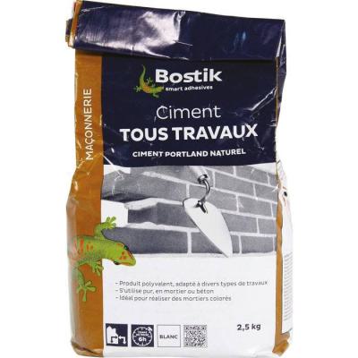  CIMENT T/TRAVAUX BLANC   2,5KG 