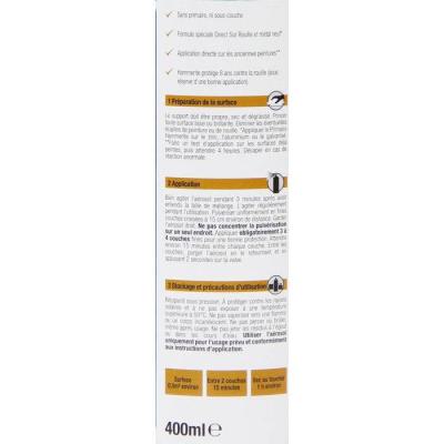  PEINTURE AERO. 400ML      NOIR 
