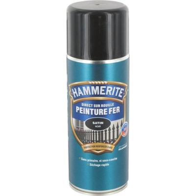  PEINTURE AERO SAT.400ML   NOIR 