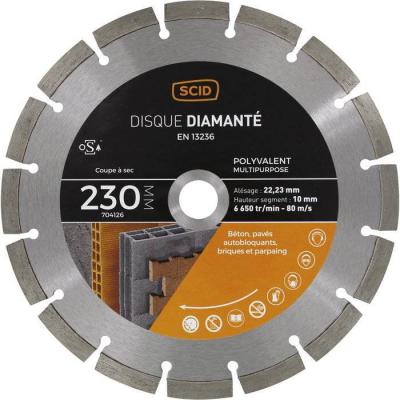  D DIAMANT POLY MG -230-10 SEGM 
