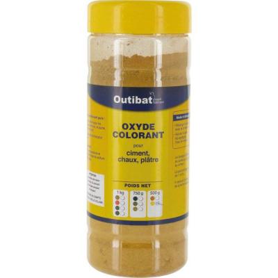  COLORANT CIMENT JAUNE 500G 