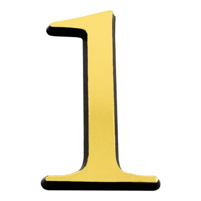  CHIFFRE RELIEF ADHESIF    OR 1 
