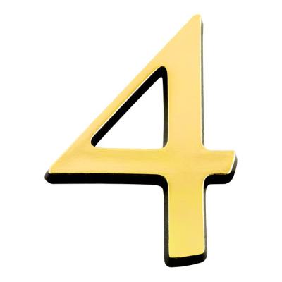  CHIFFRE RELIEF ADHESIF    OR 4 