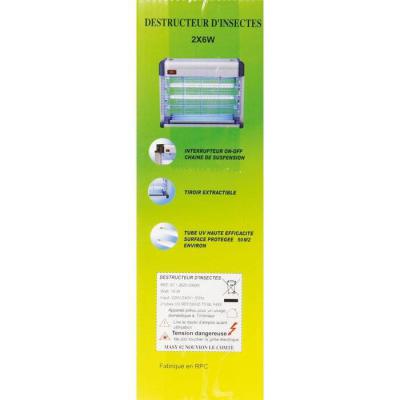  DESTRUCTE INSECTE LAMPEUV 2X6W 