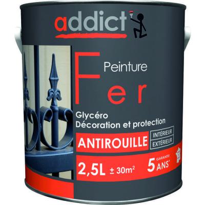  PEINT.ADDIC FER 2.5L GRIS ANT. 