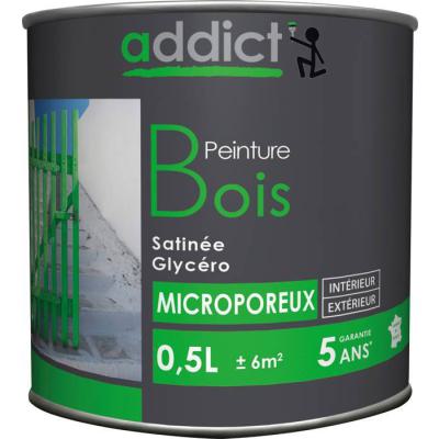  PEINTURE ADDICT BOIS 0.5L BRUN 