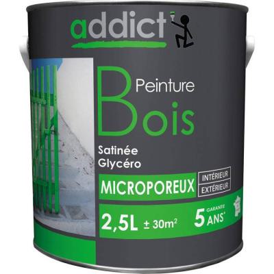  PEINTURE ADDICT BOIS 2.5L BLC 