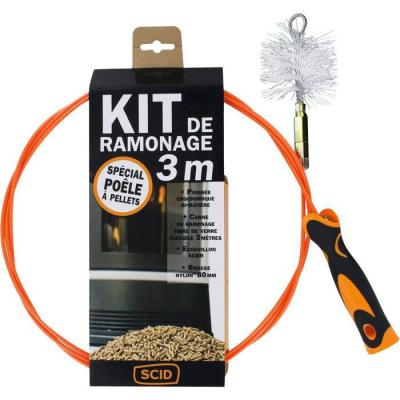  KIT DE RAMONAGE 3M P/PELLET 
