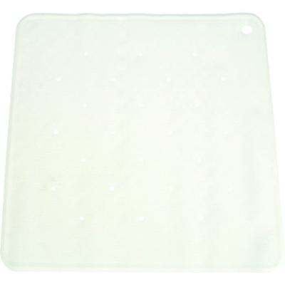  TAPIS DOUCHE CAOUT 53X53 BLANC 