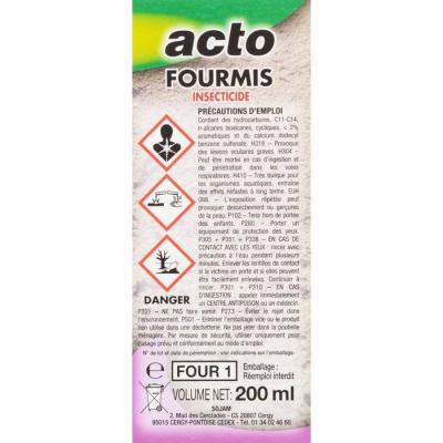  INSECT.FOURMI LIQ.200ML  FOUR1 