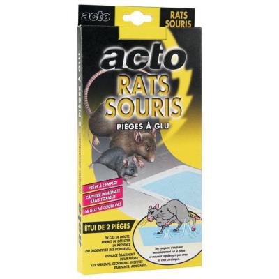  PIEGE GLU RAT/SOURIS P/2  GLU1 