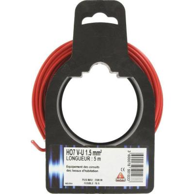  HO7VU BOB. ROUGE  5X1,5MM 