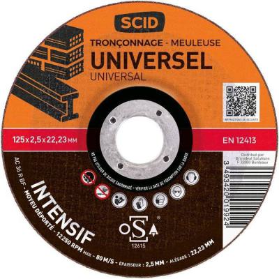  DISQ.TRONC.UNIVERSEL 125X2.5 