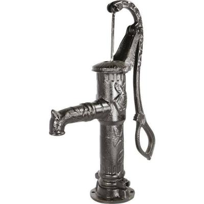  POMPE ANTIQUE A MAIN EN FONTE 