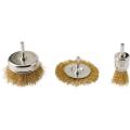  LOT DE 3 BROSSES TIGES 