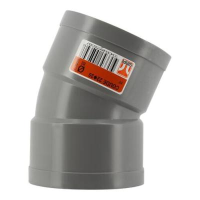  COUDE PVC 22A�30 FF  80 