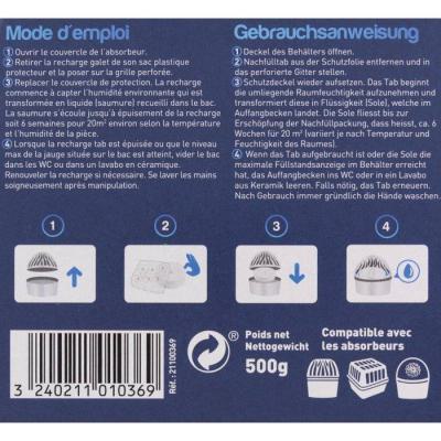  RECHARGE UNITAIRE 500GR. NEUTR 