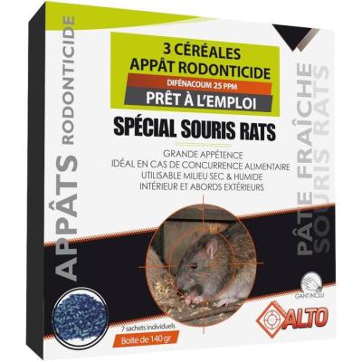  RATICID DIFE. MULTI 25PPM 140G 