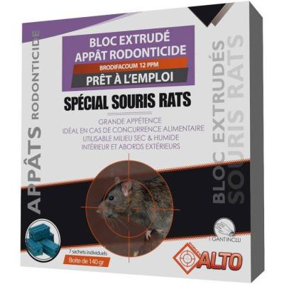  RATICIDE BLOC BROD 12PPM 140GR 
