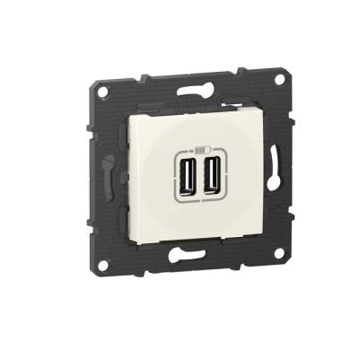  CHARG 2USB A+A 3A 15W NEIGE  ! 