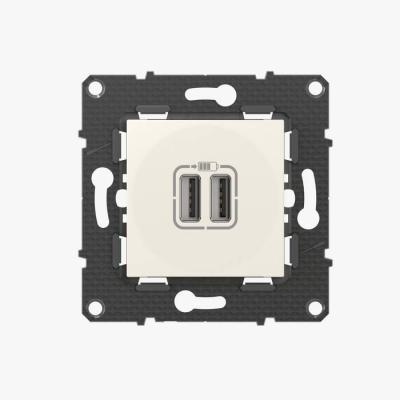  CHARG 2USB A+A 3A 15W NEIGE  ! 