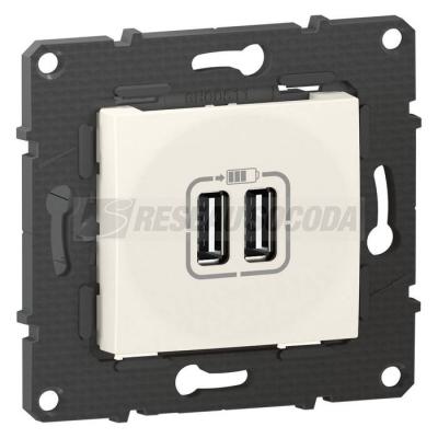  CHARG 2USB A+A 3A 15W NEIGE  ! 