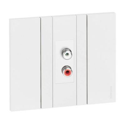  LNW PRISE 2XRCA 1M BLANC 