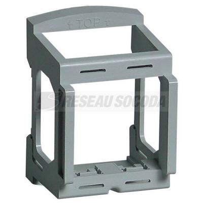  L/L SUPPORT 2MOD POUR RAIL DIN 