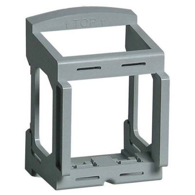  L/L SUPPORT 2MOD POUR RAIL DIN 