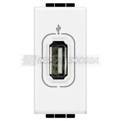  LL- PRISE USB 1M BLANC       ! 