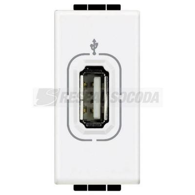  LL- PRISE USB 1M BLANC       ! 