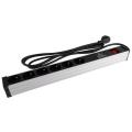  "BLOC ALIM ALU 6 PC 2P+T 19"" 